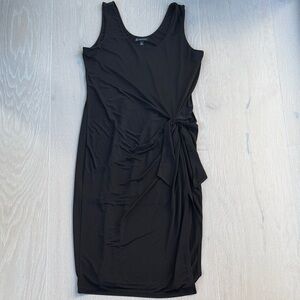INC International Concepts Black Midi Dress